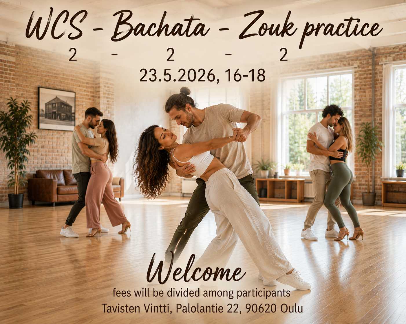 WCS - Bachata - Zouk ( 2 - 2 - 2) practice