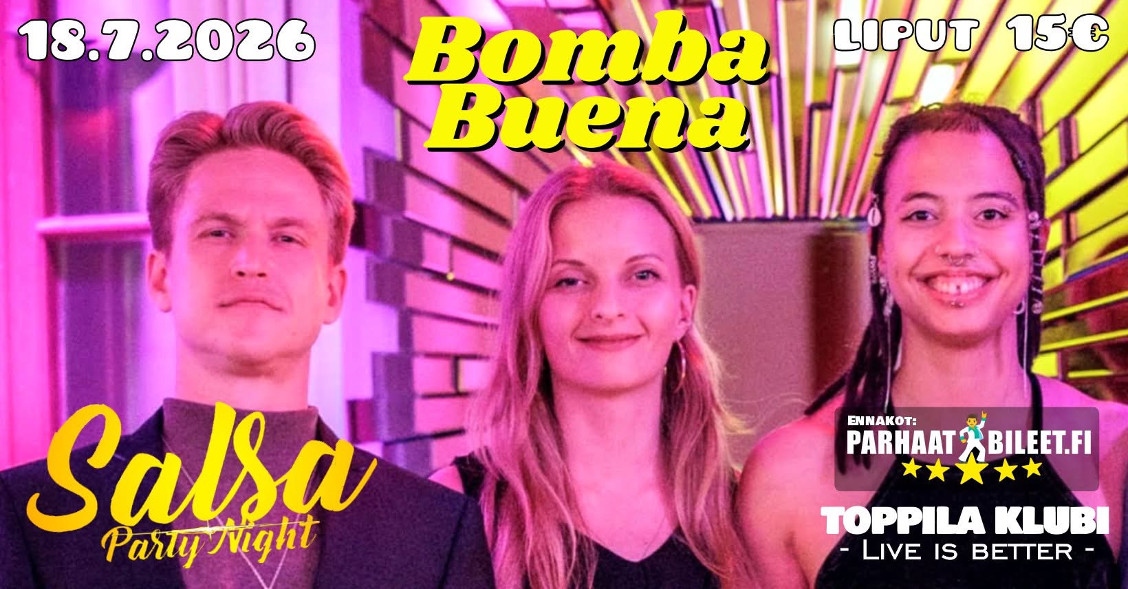 Bomba Buena Live Salsa Night