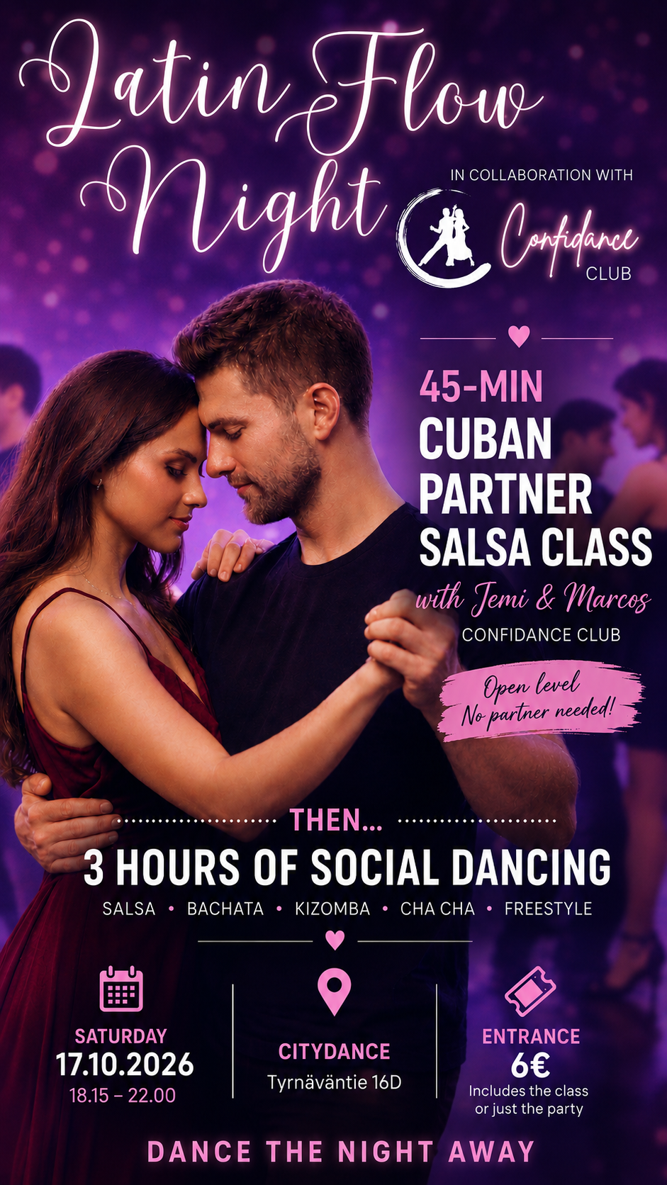 ✨Latin Flow Night✨ - With Confidance Club 💜